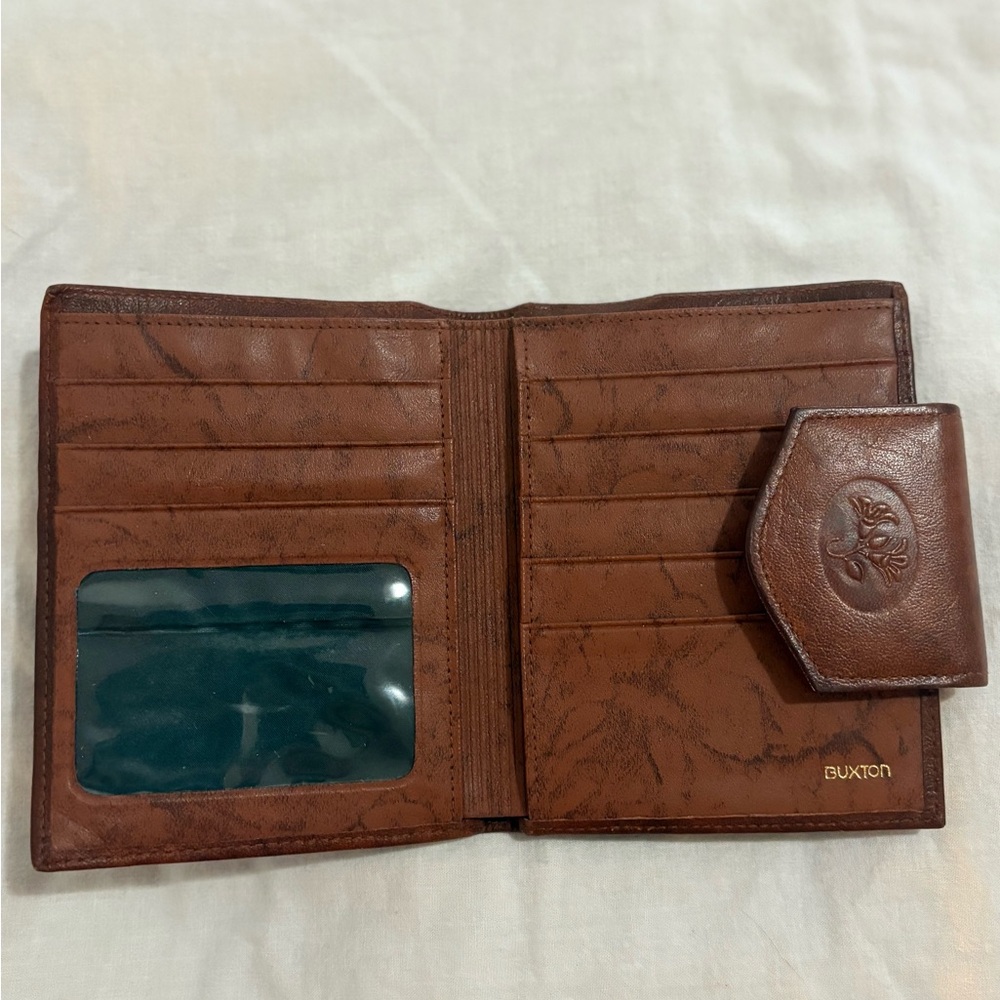 Buxton Tan Genuine Leather Wallet - Picture 5 of 8